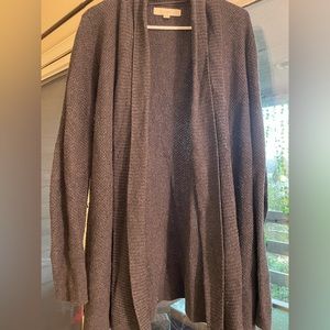Long charcoal sweater- Ann Taylor